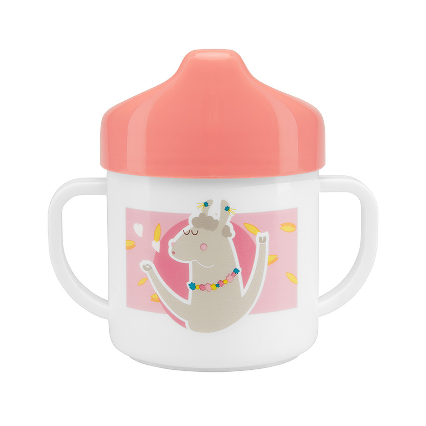 Set repas Yummy 7 pcs et bavoir - Corail 