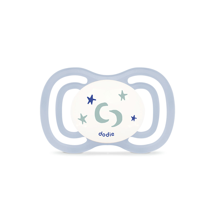 Lot de 2 sucettes en silicone anatomique extra fine jour et nuit 0-6M (modèle aléatoire) 