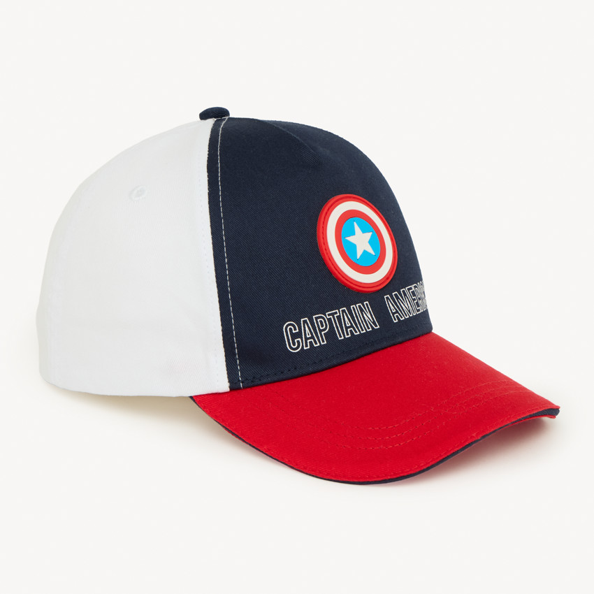 Casquette à badge gomme Captain America Marvel pour garçon 