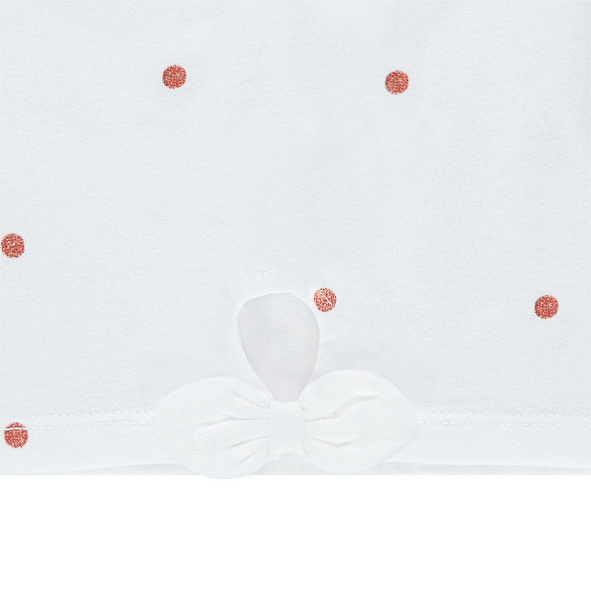 Tee-shirt manches courtes en jersey forme boîte Disney avec print Belle 