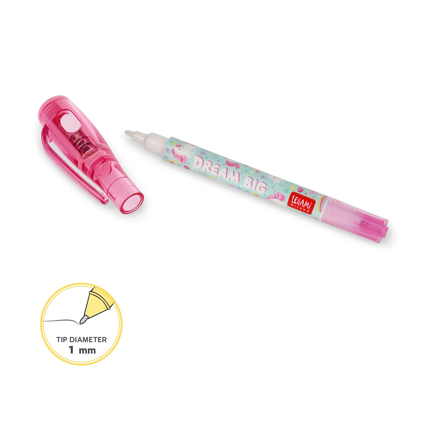 Stylo magique 3 en 1 à encre invisible Licorne 