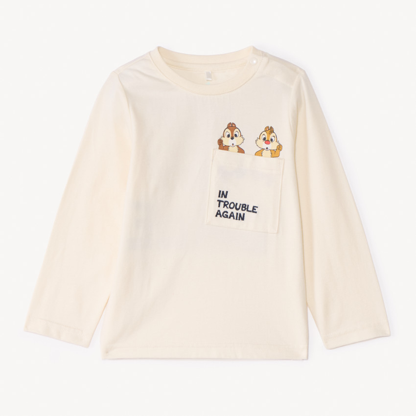 T-shirt manches longues Tic et Tac Disney pour bébé garçon