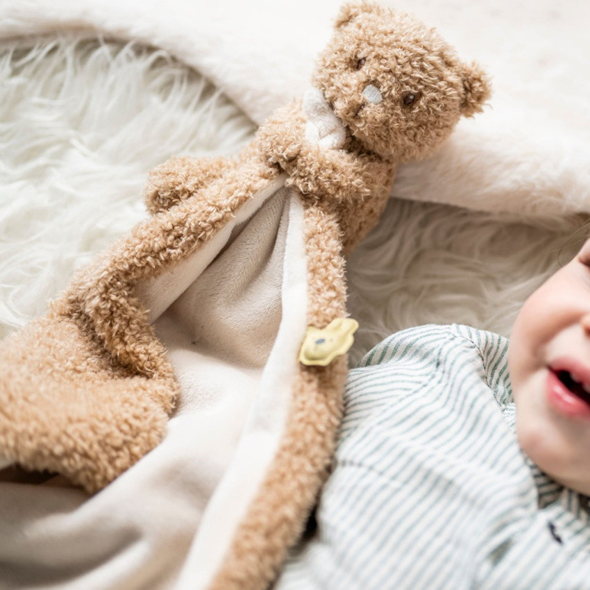 Doudou peluche ours - Teddy - Caramel  