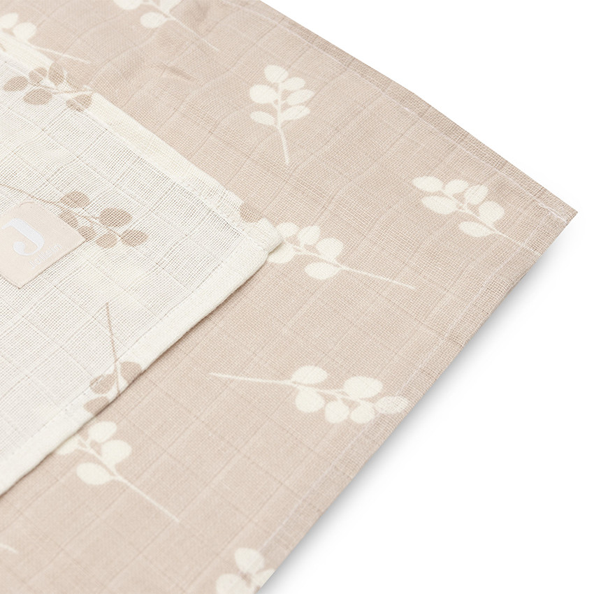 Lot de 2 langes en gaze de coton 115 x 115 cm Twig wild rose 