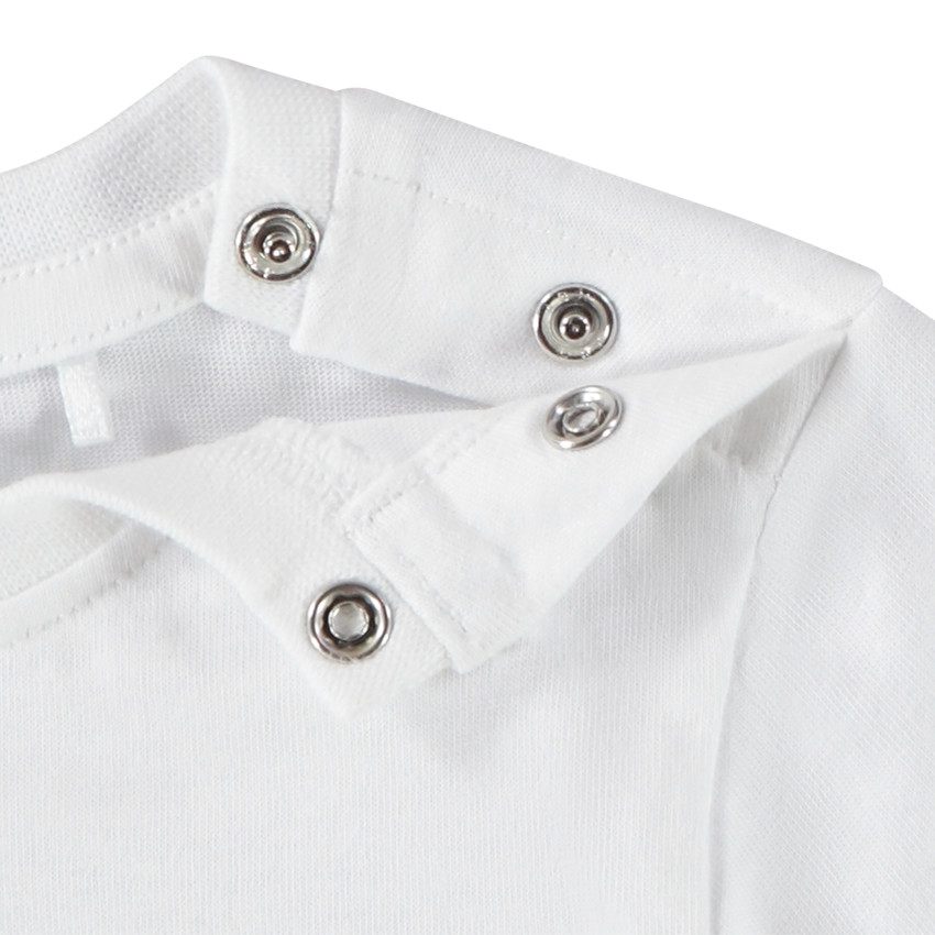 Ensemble t-shirt fantaisie + short uni pour bébé garçon 