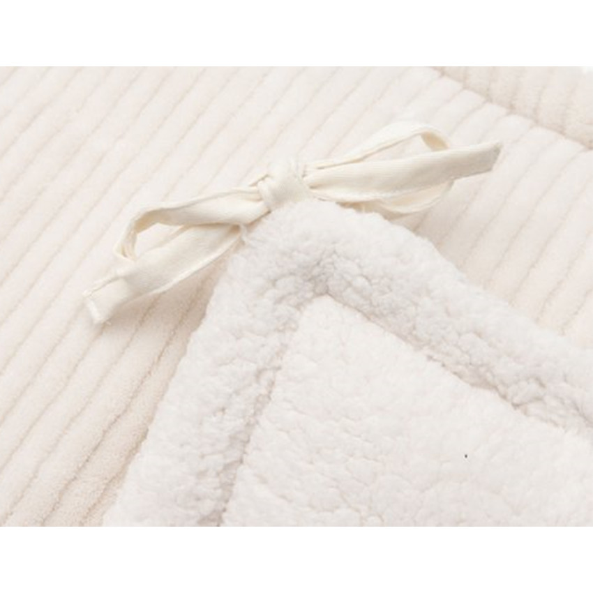 Tour de parc/lit - Oatmeal - Cloudy Rib - 180x30 cm - Oatmeal (Jollein) - Image 3