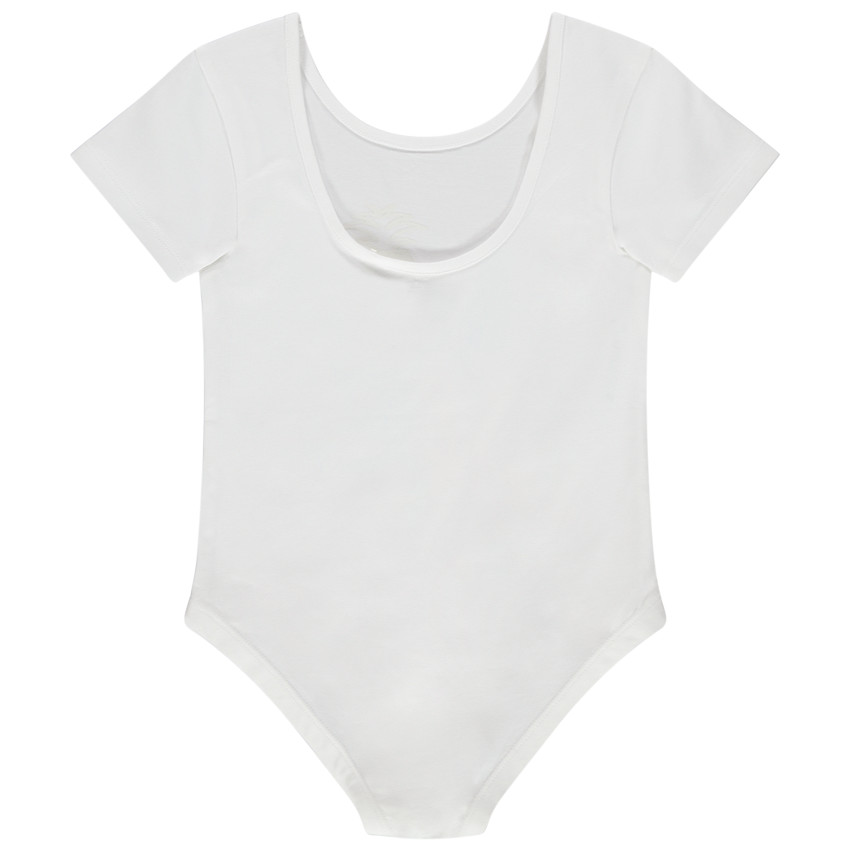 Body manches courtes à message printé  