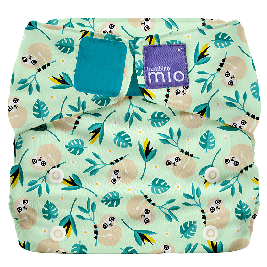 Bambino Mio - Couche lavable tout-en-un Miosolo – Paresseux - Vert