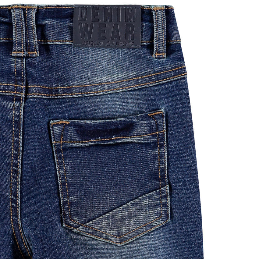 Jean slim effet used et crinkle 