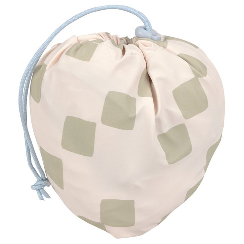 Bavoir tablier manches longues Happy Fruits Kaki Clair 