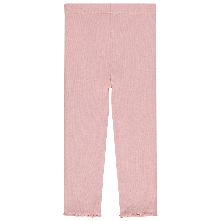 Caleçon uni côtelé avec boutons pour bébé fille 