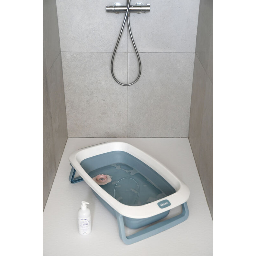 Baignoire pliable Eazy Pop Camélé'O Bleu Baltique - Bleu (Béaba) - Image 6