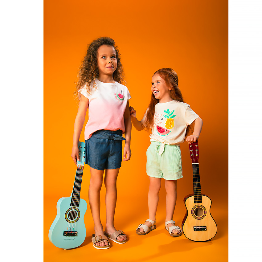 Short en lyocell à effet noué devant 