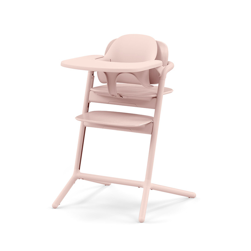Chaise haute évolutive Lemo 3 en 1 pearl pink 