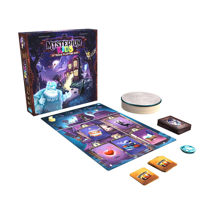 Mysterium Kids Le trésor du capitaine Bouh jeu de stratégie  