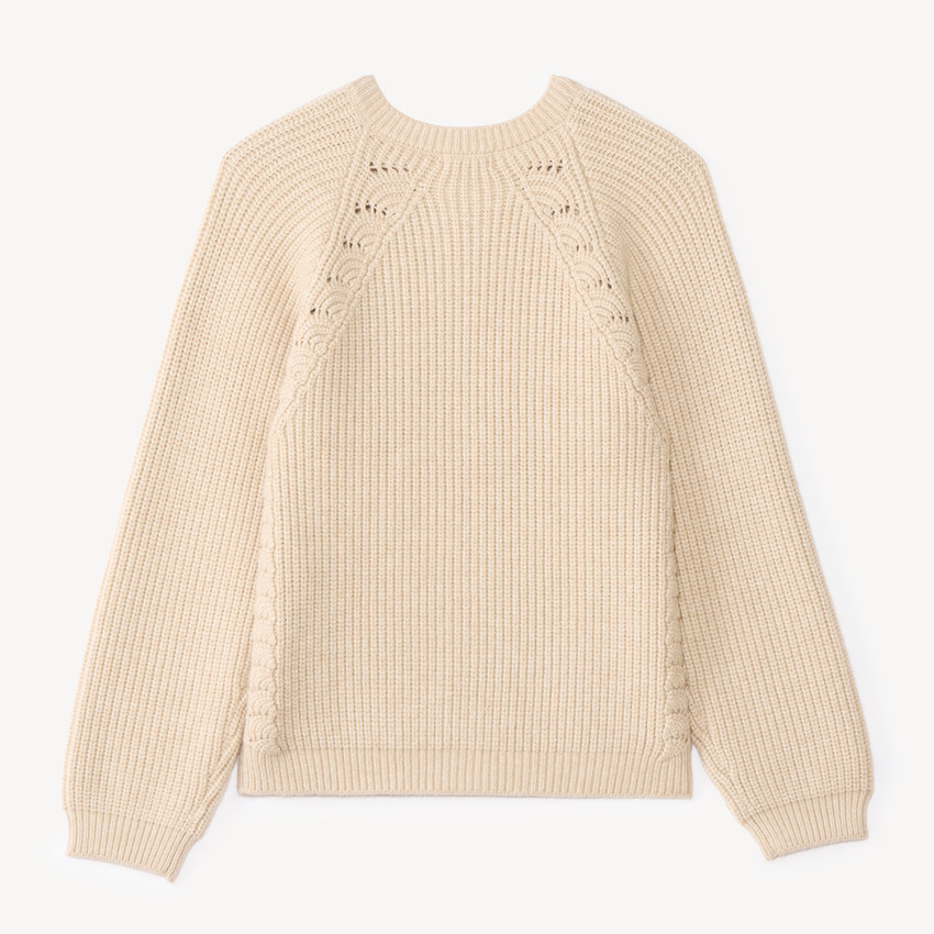 Gilet fille tricot fantaisie 