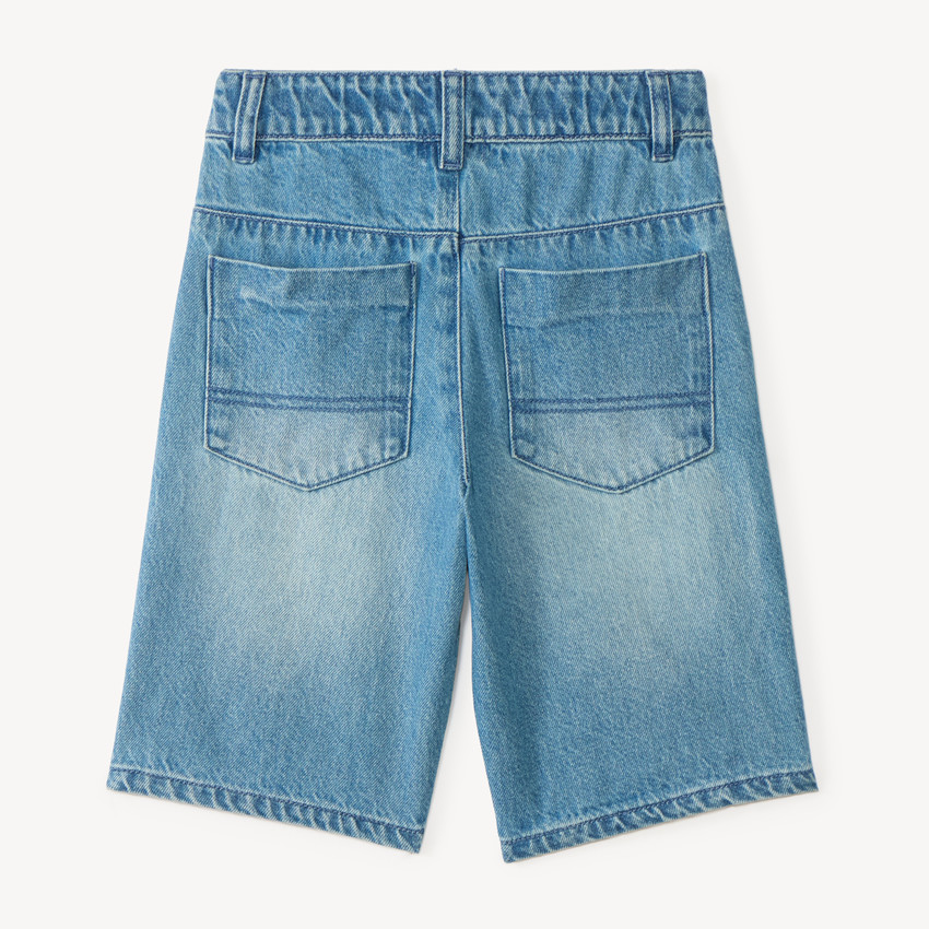 Bermuda skater en denim pour garçon 