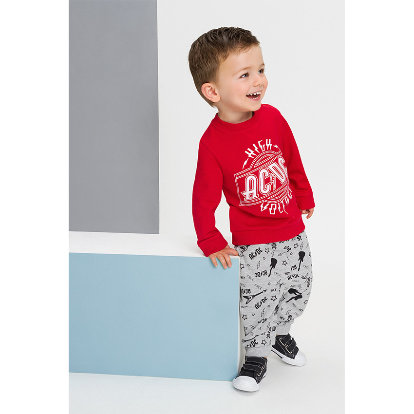Sweat en molleton avec inscription printée ACDC® 