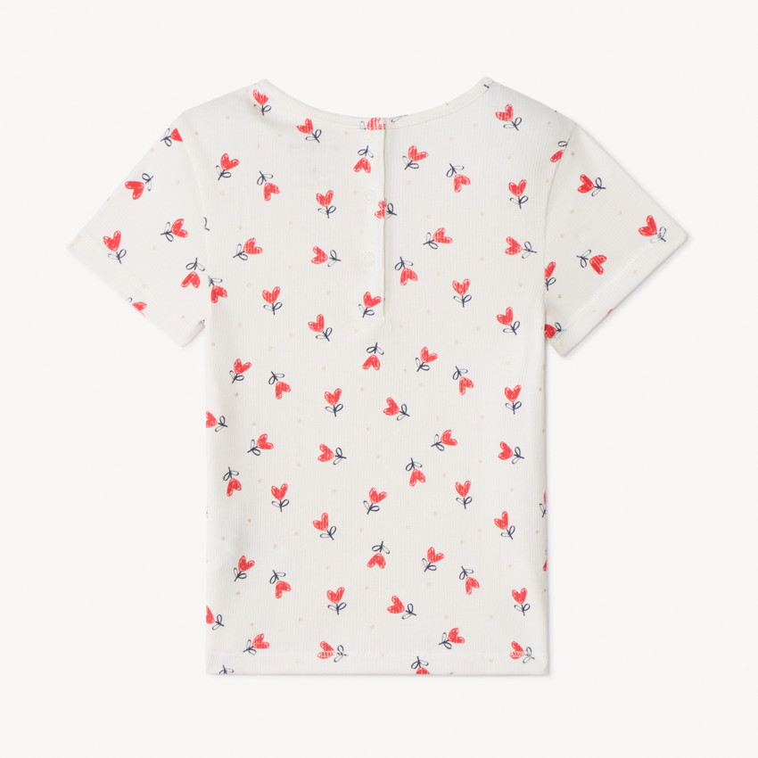 T-shirt manches courtes imprimé pour bébé fille  