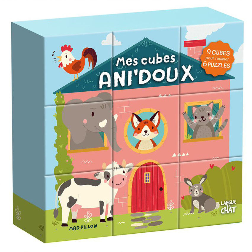 Coffret Mes Cubes ani'doux avec Livre  