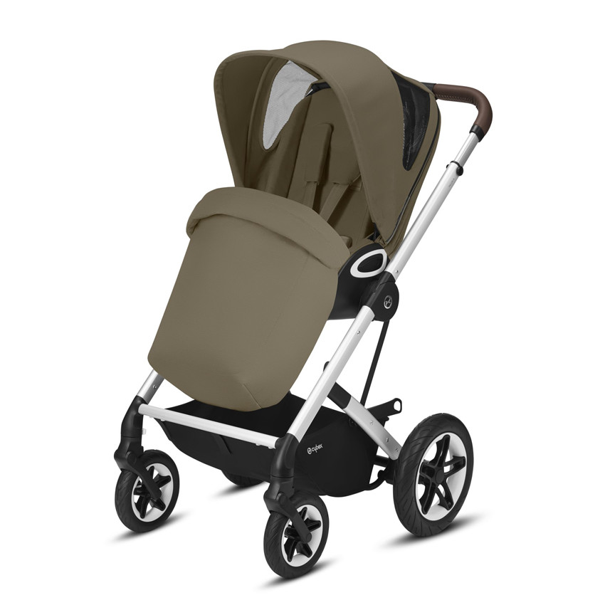 Poussette Talos S Lux châssis silver - Classic Beige 