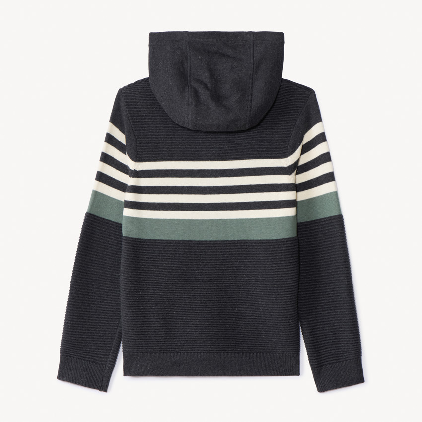 Gilet en tricot fantaisie effet color block garçon 