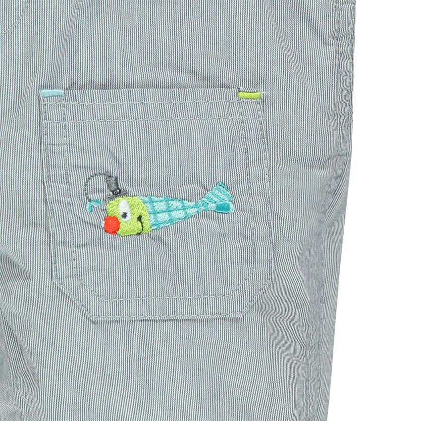 Ensemble tee-shirt manches courtes et salopette 