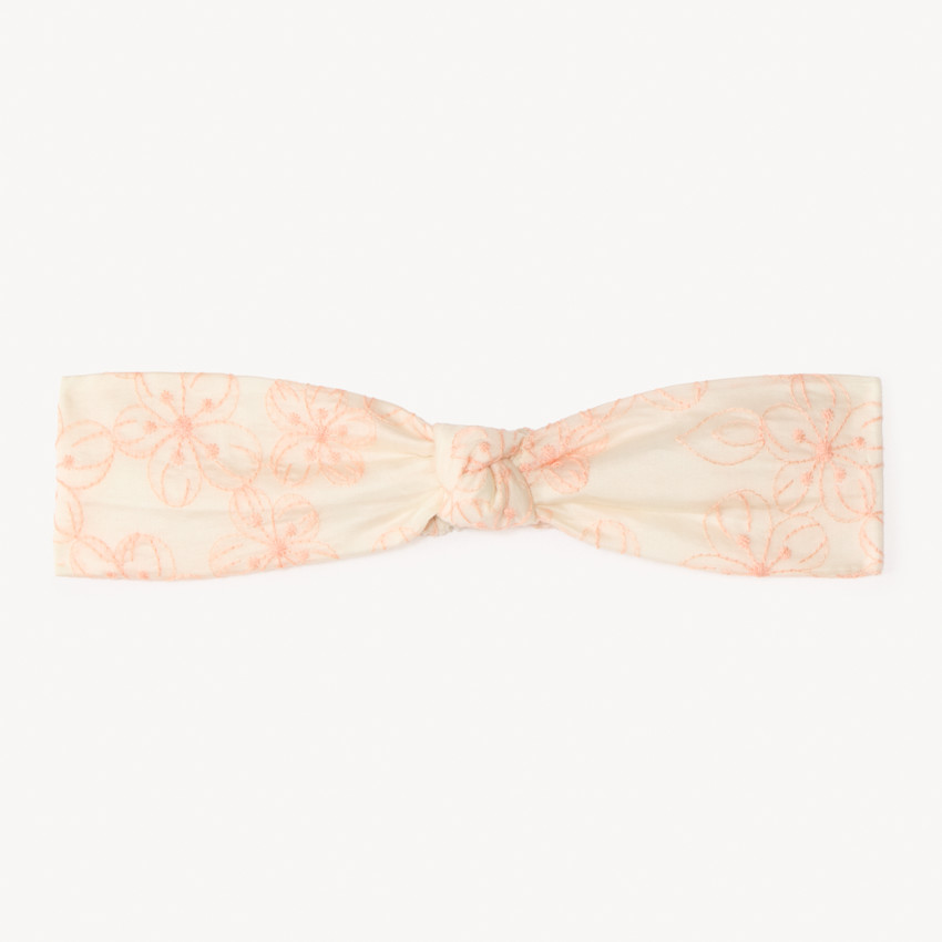 Bandeau en broderie anglaise pour fille  