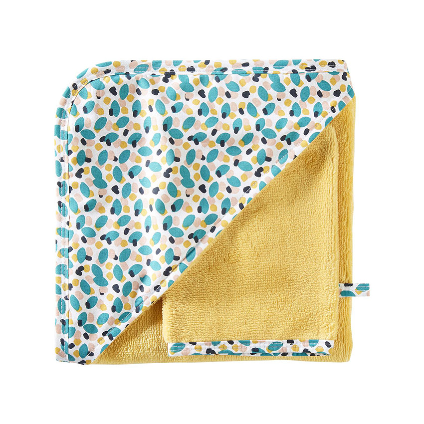 Cape de bain + Gant en Bambou – Baby Pop / Ocre 