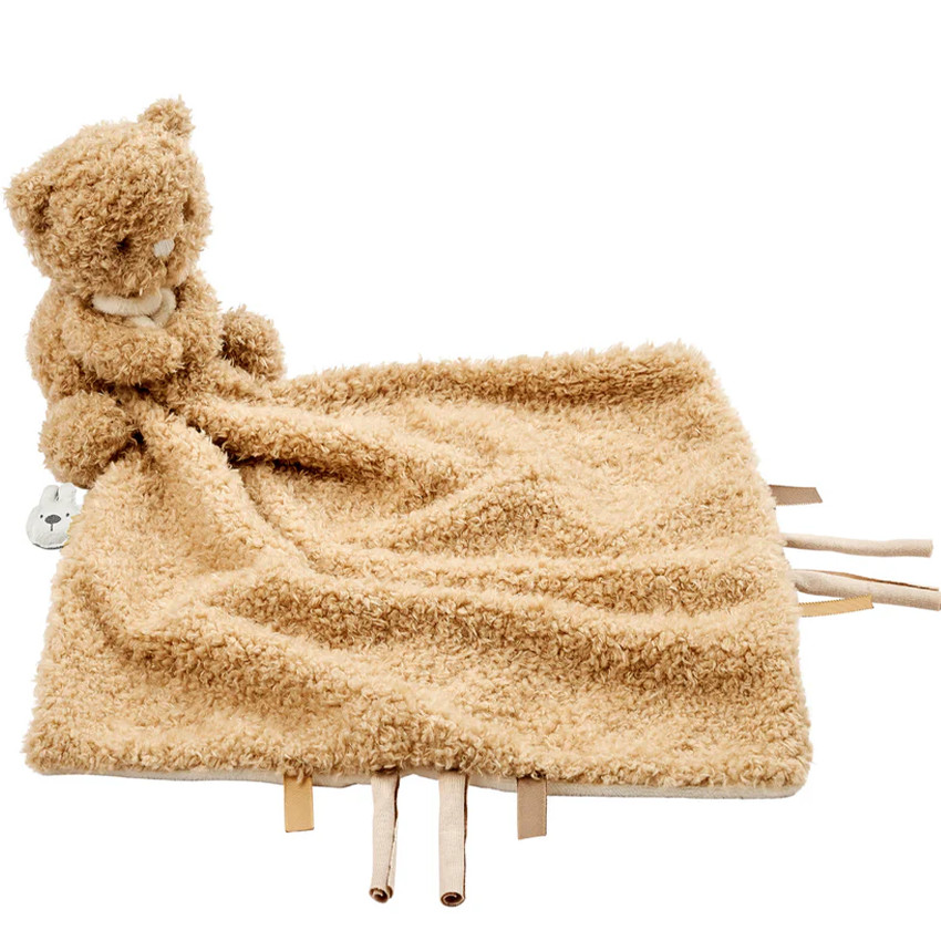 Doudou peluche ours - Teddy - Caramel  