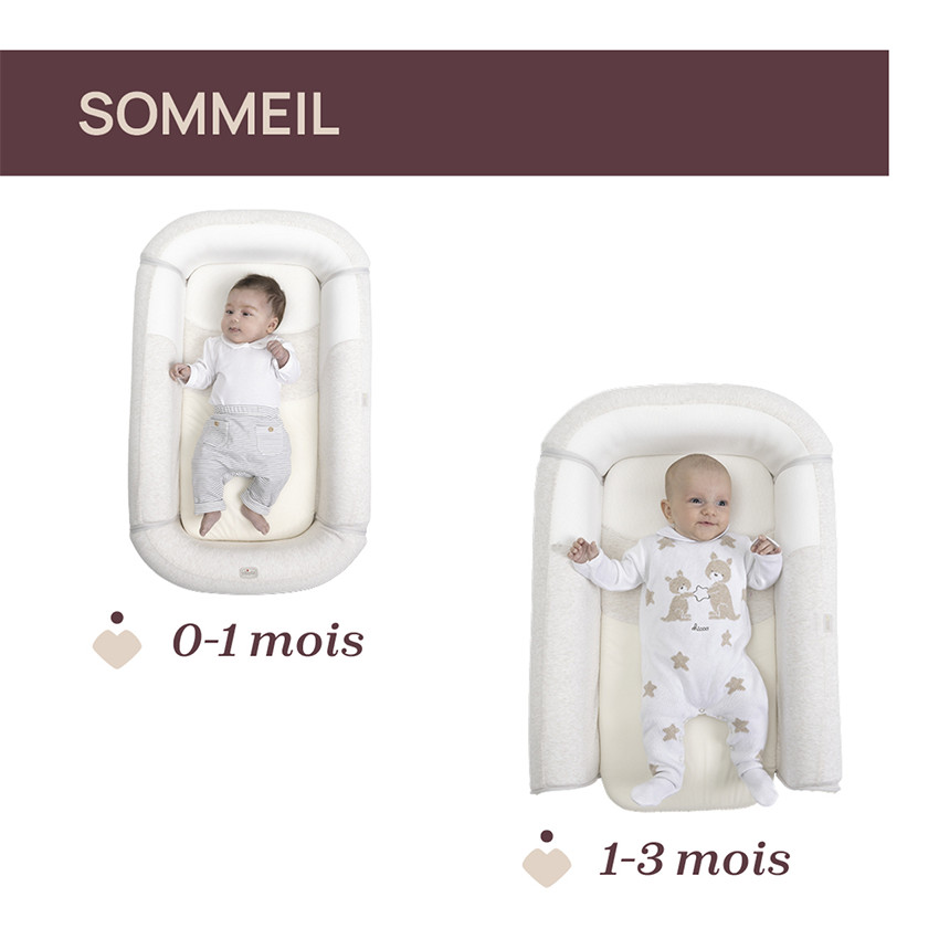Réducteur de lit Mommy Pod 3-en-1 Grey 