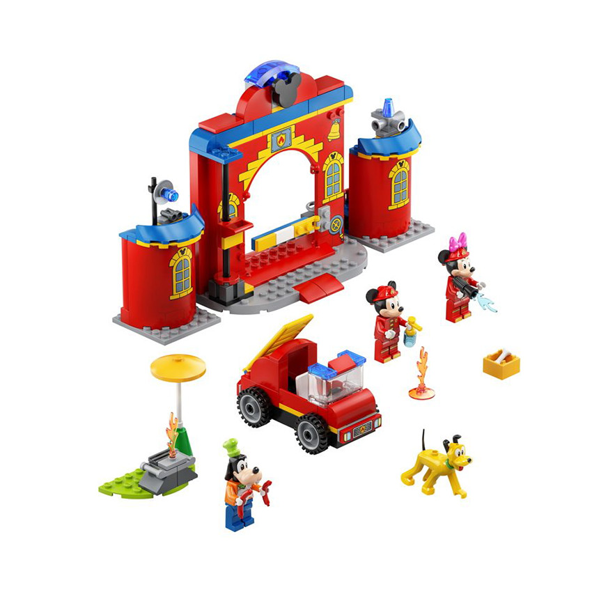 Caserne et Camion de Pompier de Mickey - Lego Disney 