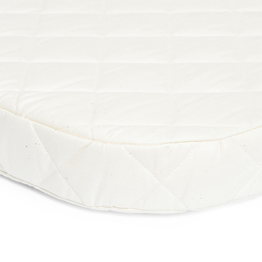 Berceau Kumi avec matelas Organic - Lacets Hazelnut  