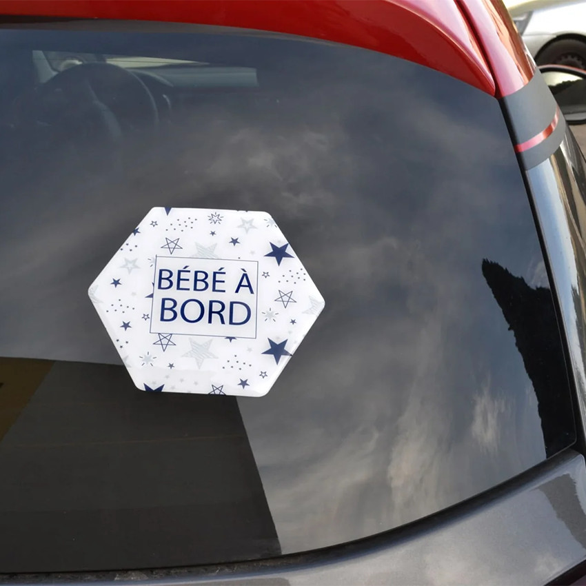 Adhésif bébé à bord - Étoiles 
