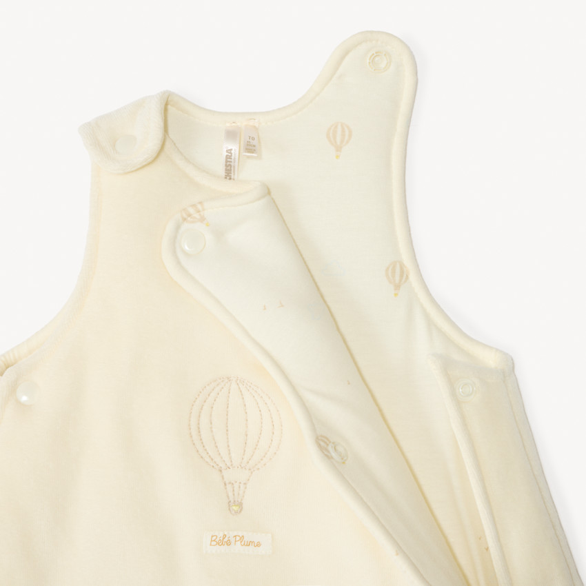 Gigoteuse TOG 2.5 brodée montgolfière pour bébé prématuré 