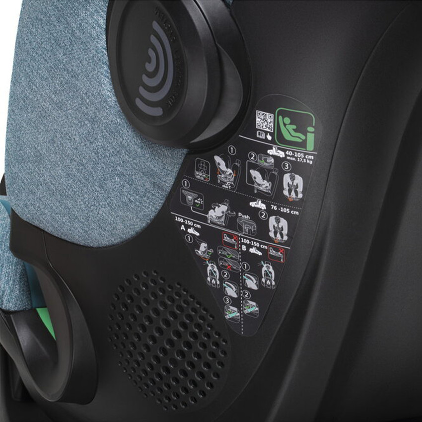Siège-auto Isofix Bi-Seat i-Size Air teal melange 