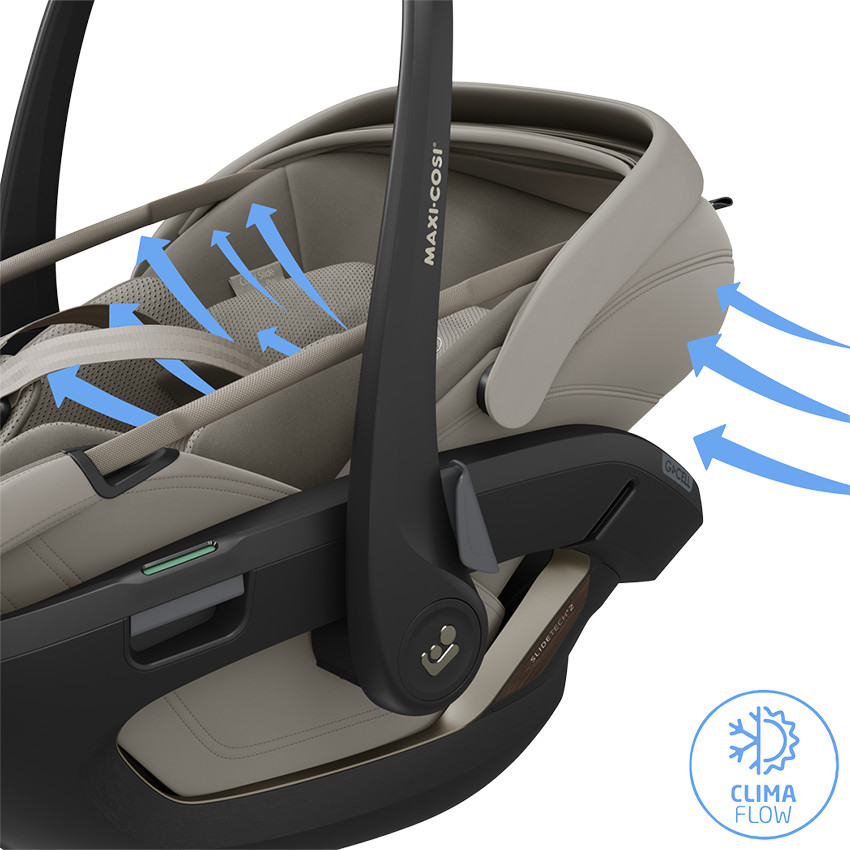 Siège-auto bébé Coral Slide Pro i-Size Sapphire Sand 