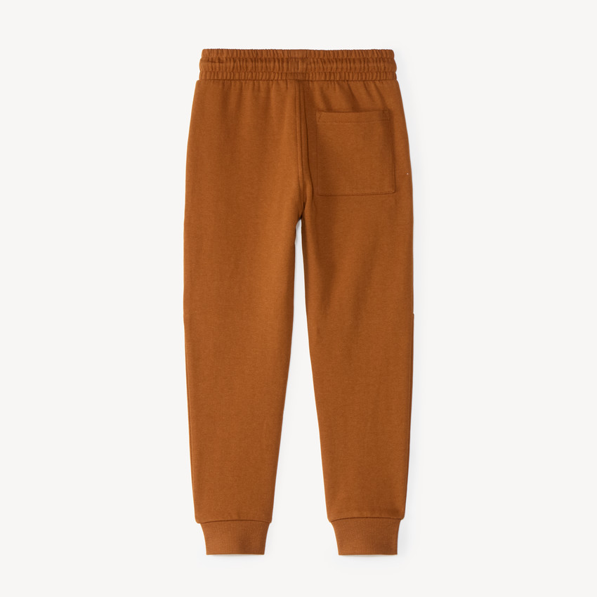 Pantalon jogging garçon en molleton colorblock 