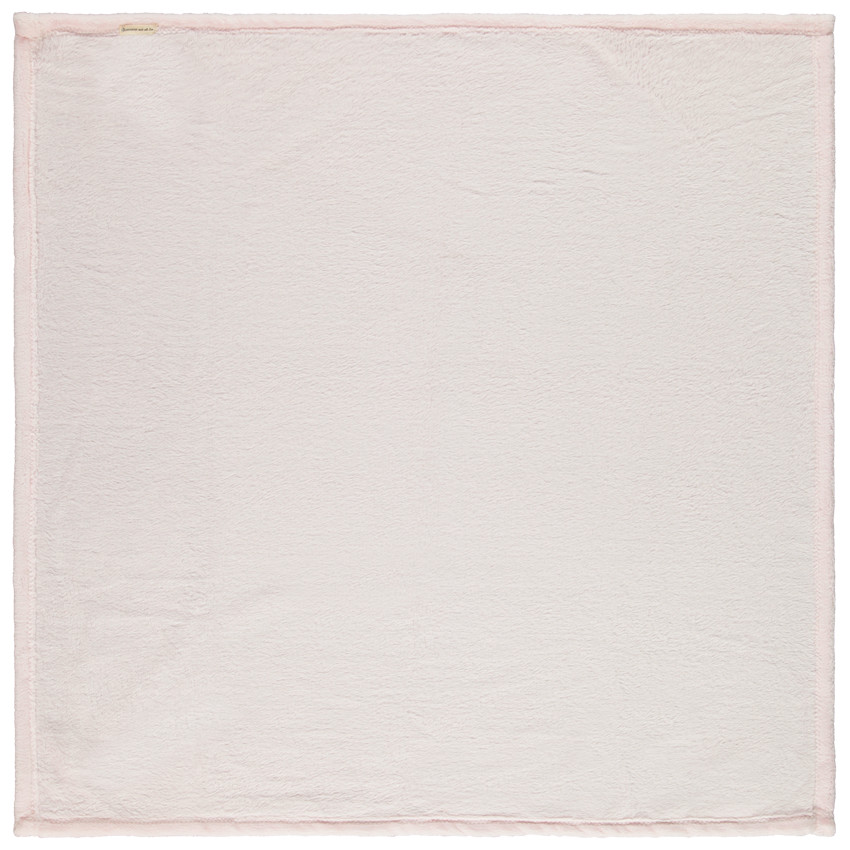 Couverture en sherpa unie 75 x 75 cm 