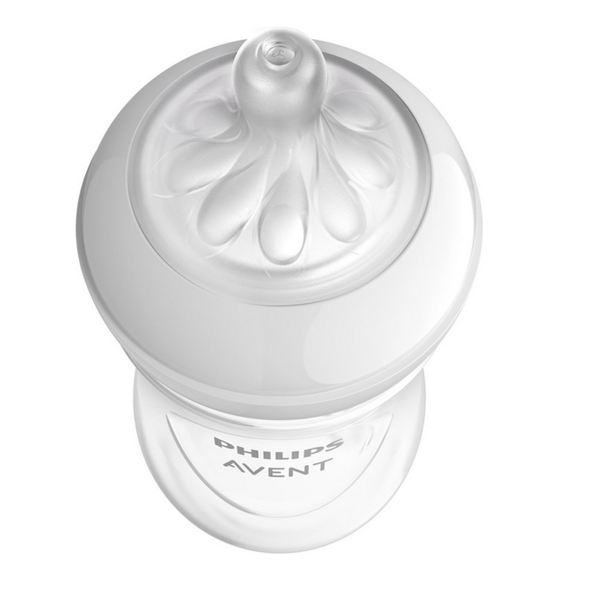 Tétine Natural 3.0 Response débit lent - 0m+ - Transparent (Avent) - Image 1