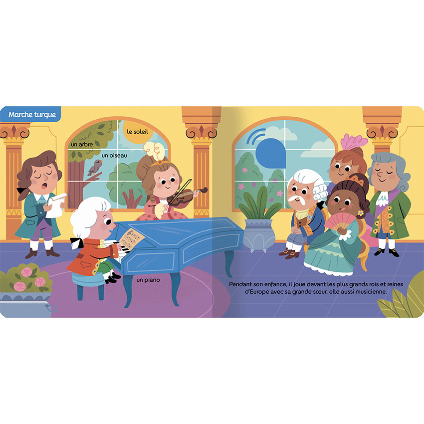 Livre sonore "Mozart" 1an+ 