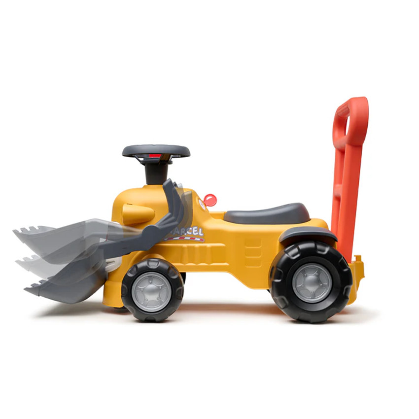 Porteur à volant directionnel Marcel le tractopelle 