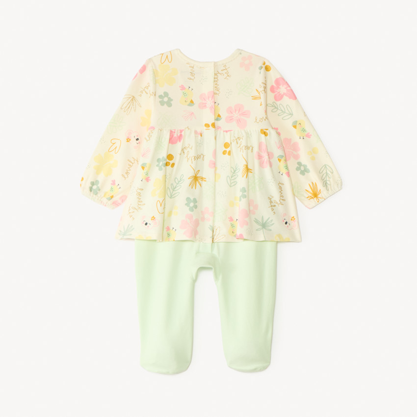 Dors-bien 2-en-1 effet tunique imprimé fantaisie koala pour bébé fille 
