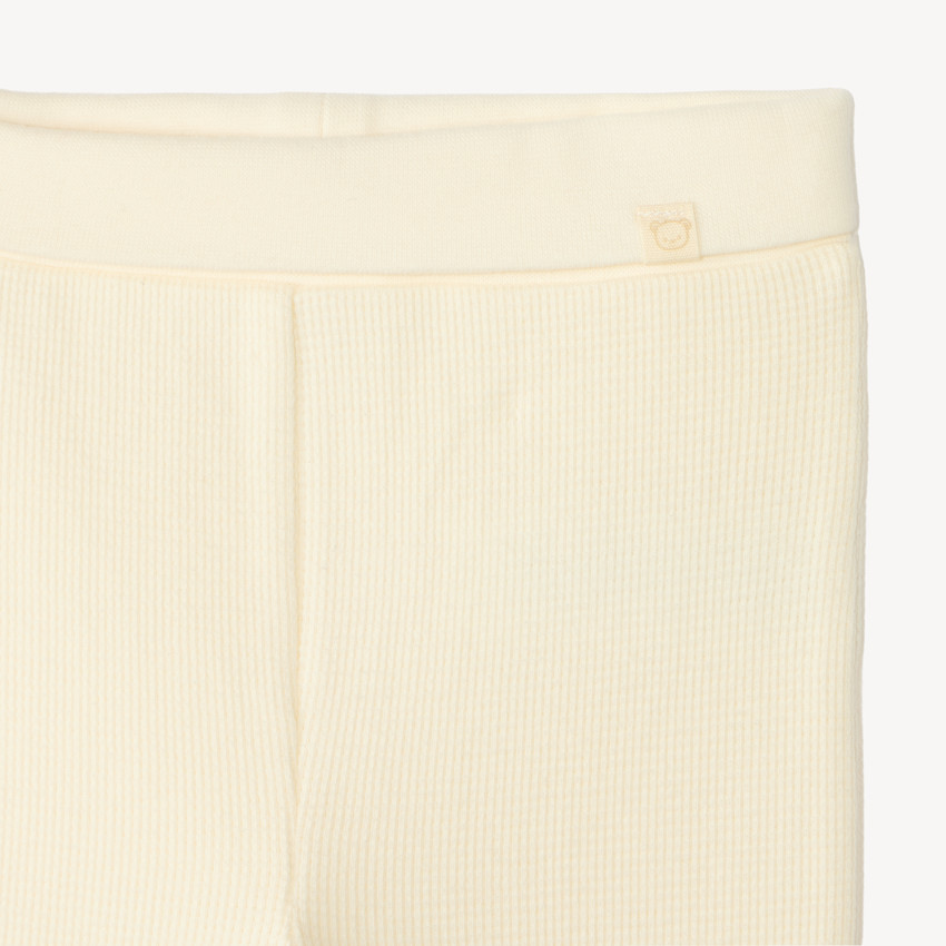 Lot 2 caleçons unis en maille nid d'abeille pour bébé fille 
