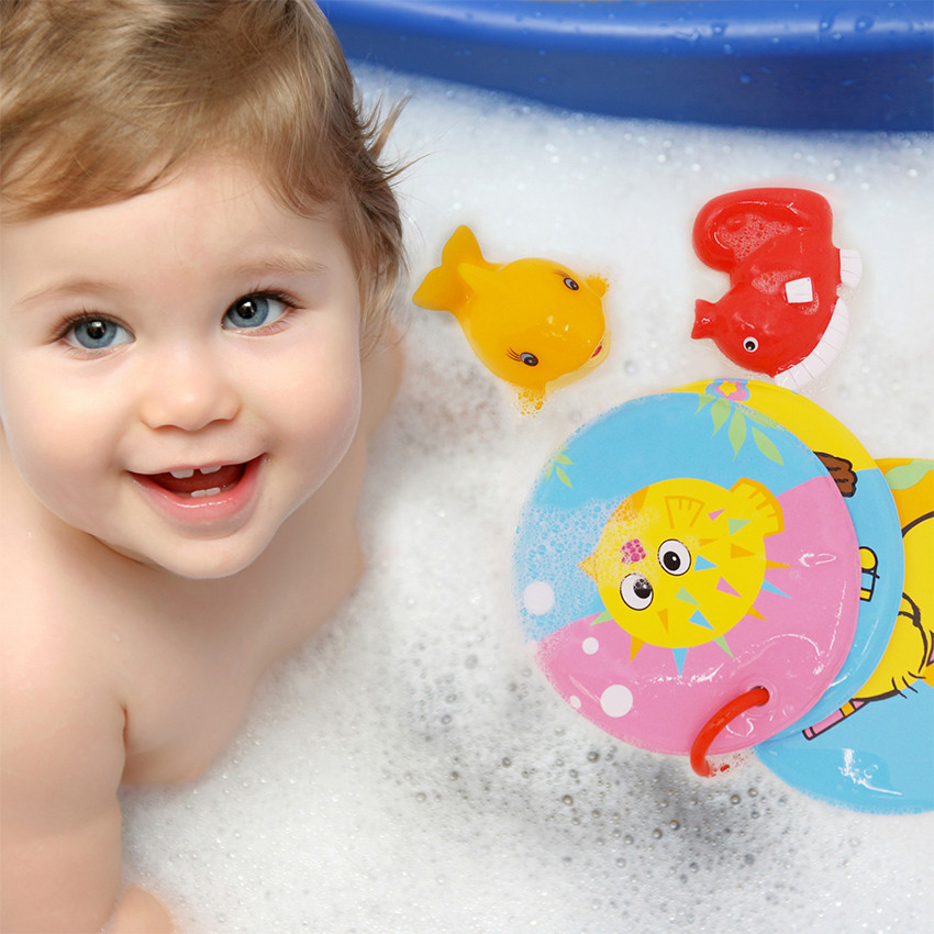 Jouet de bain Sac avec livre et aspergeur  