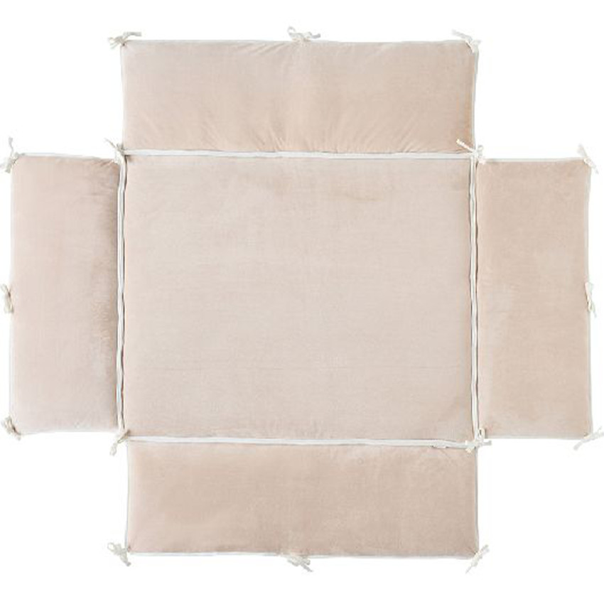 Tapis de parc cuvette 75x95cm Veloudoux Bali Moka 