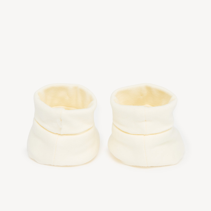 Chaussons naissance en interlock "Baby 2026" 