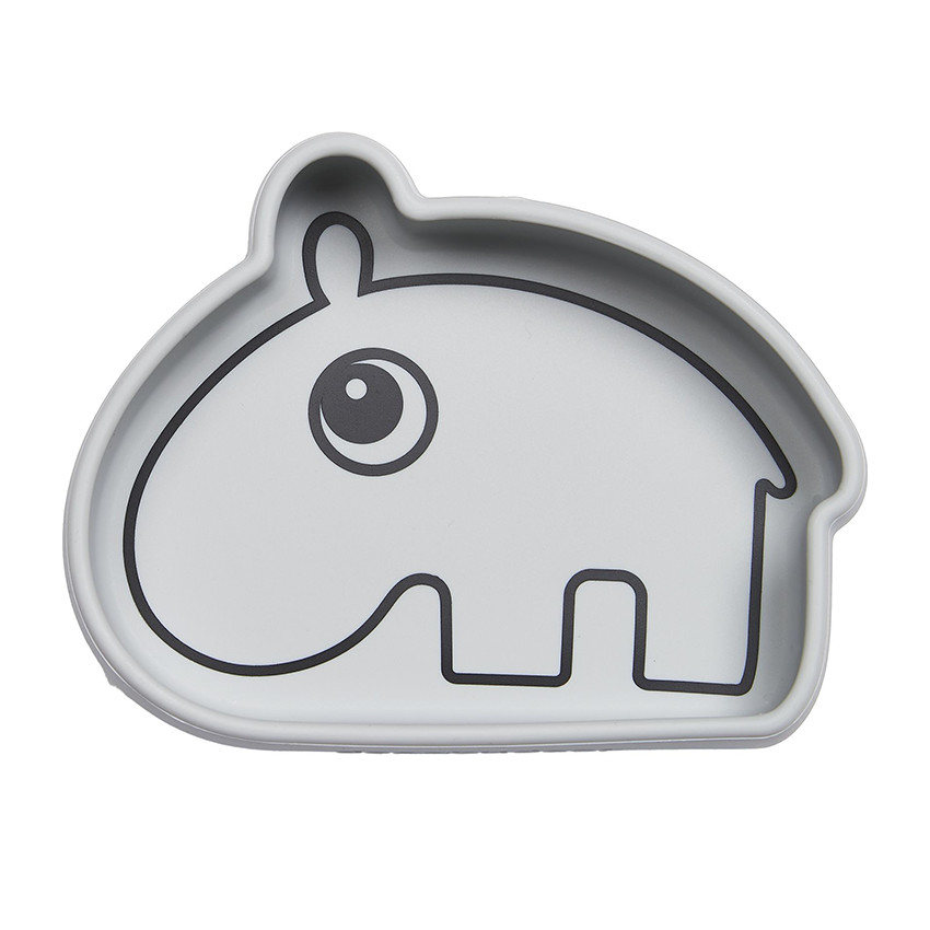 Bol antidérapant en silicone Ozzo - Gris Main Bol antidérapant en silicone Ozzo - Gris
