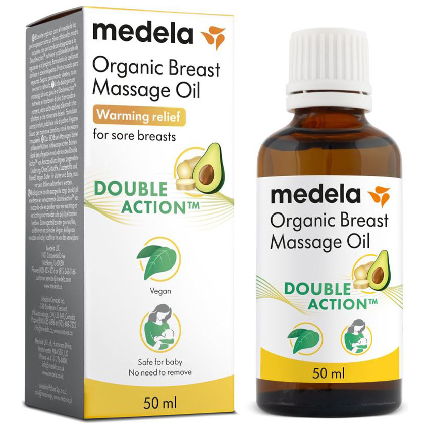 Huile de massage Double Action bio pour les seins 50ml 
