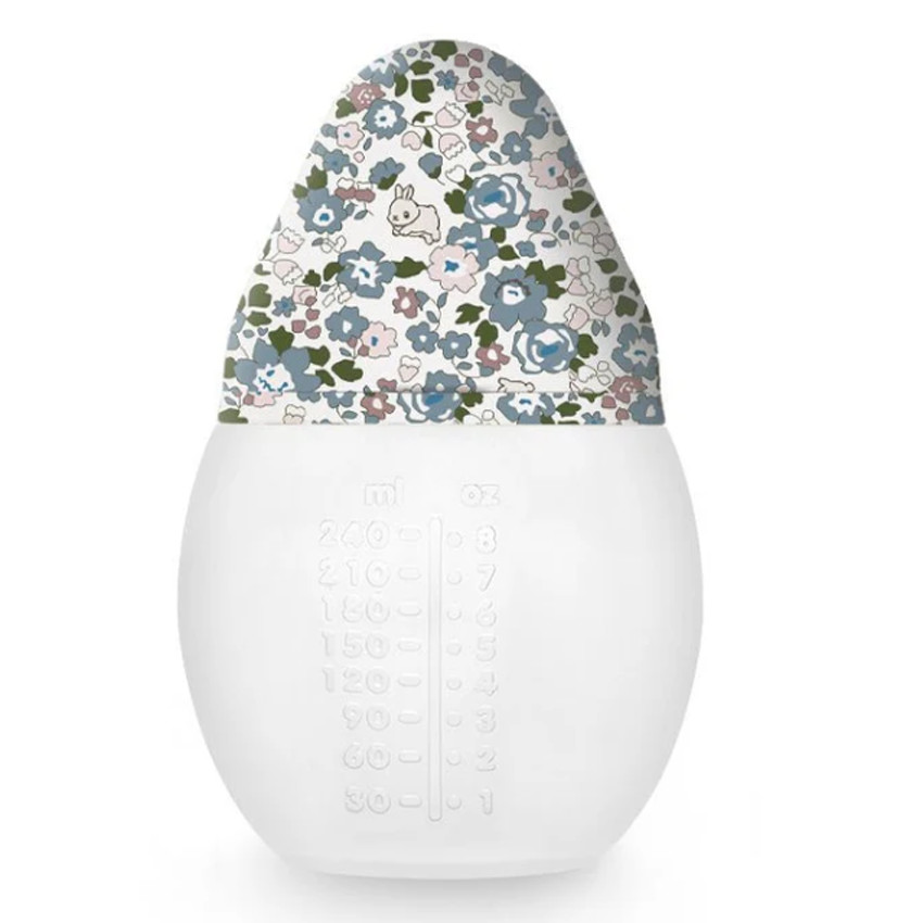 Biberon 240ml anti-colique en silicone That's mine Flora Bunnies 